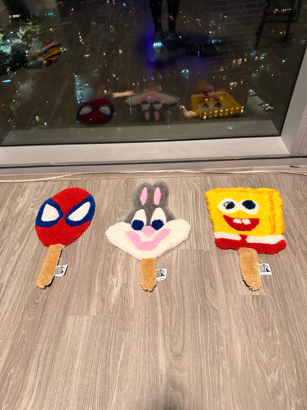 Popsicle Character Wall Rug