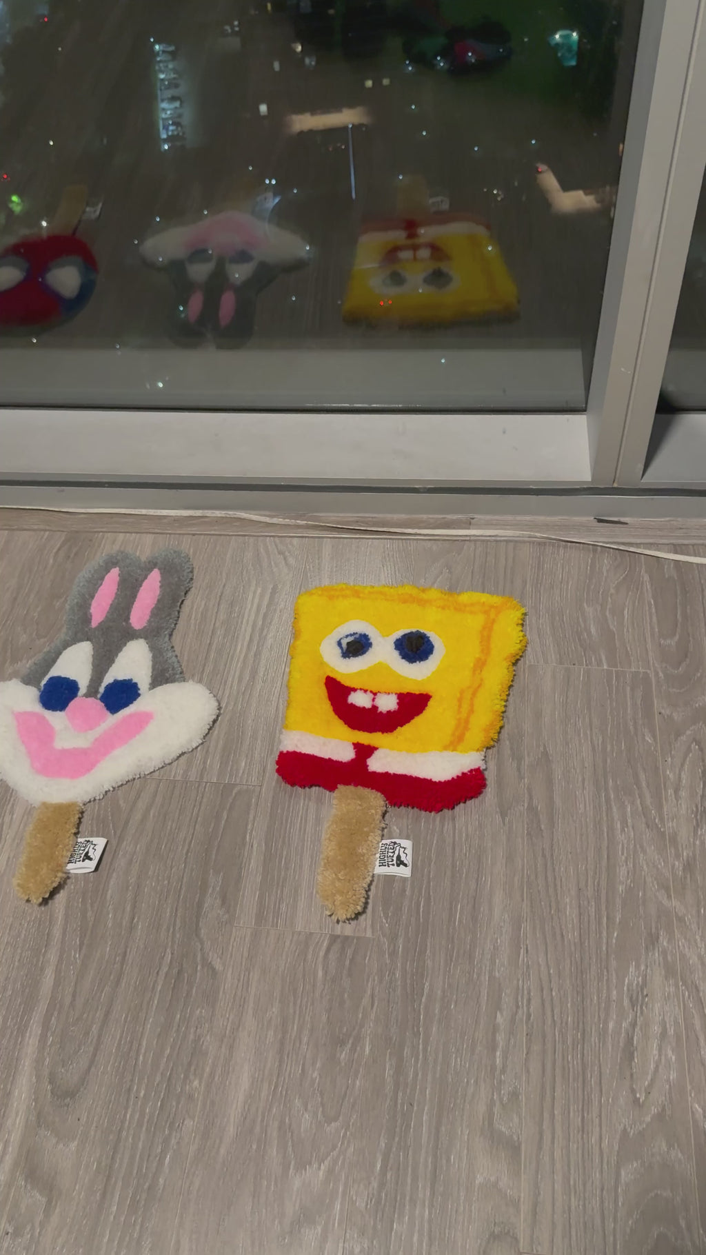 Popsicle Character Wall Rug